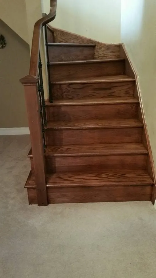 Finished flooring and staircase work by Tricity Flooring and Stairs