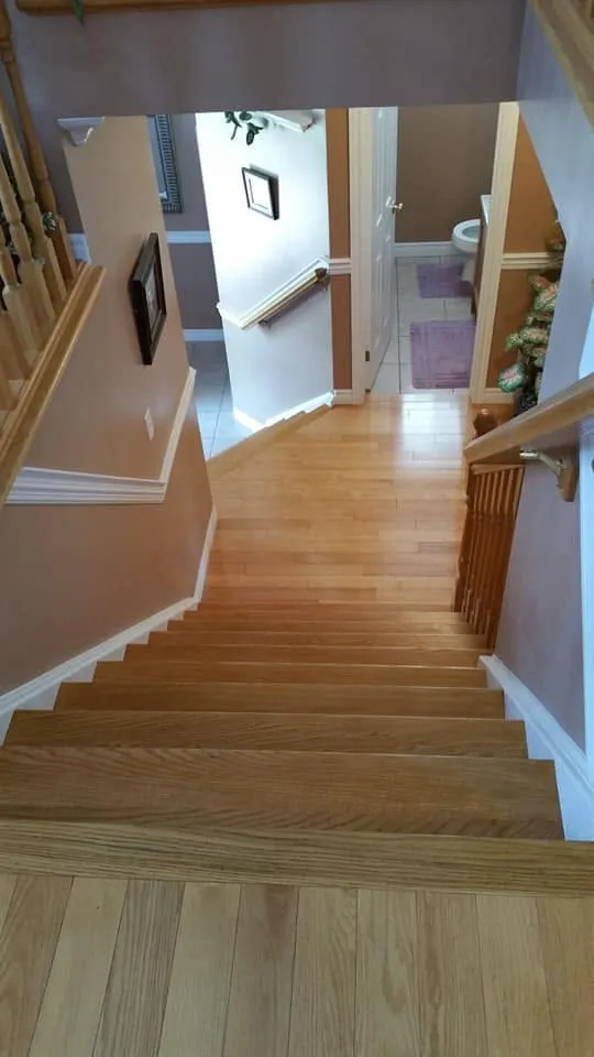 Finished flooring and staircase work by Tricity Flooring and Stairs