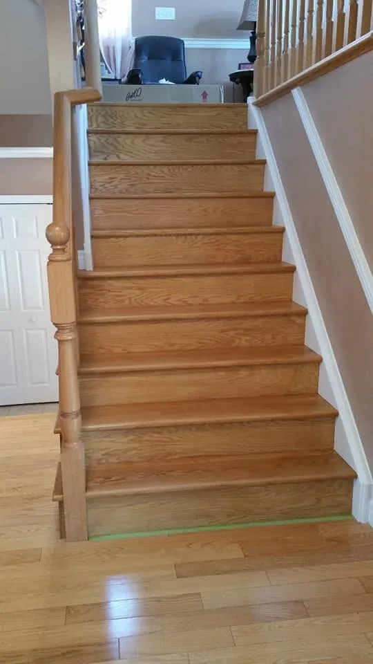 Finished flooring and staircase work by Tricity Flooring and Stairs