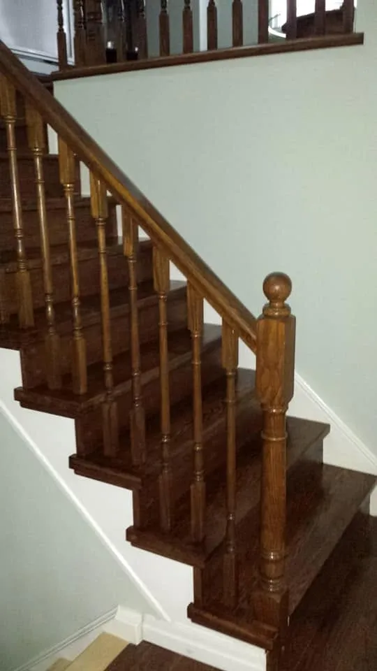Finished flooring and staircase work by Tricity Flooring and Stairs
