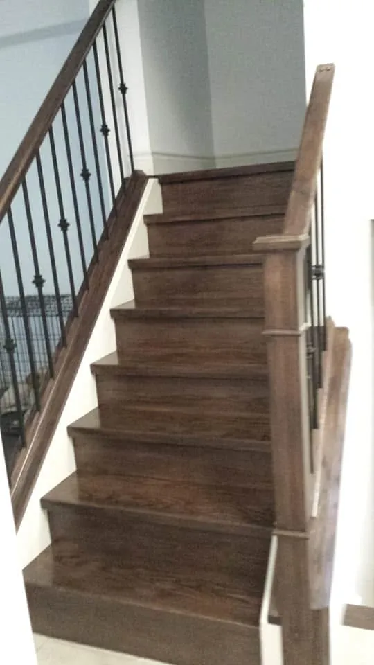 Finished flooring and staircase work by Tricity Flooring and Stairs