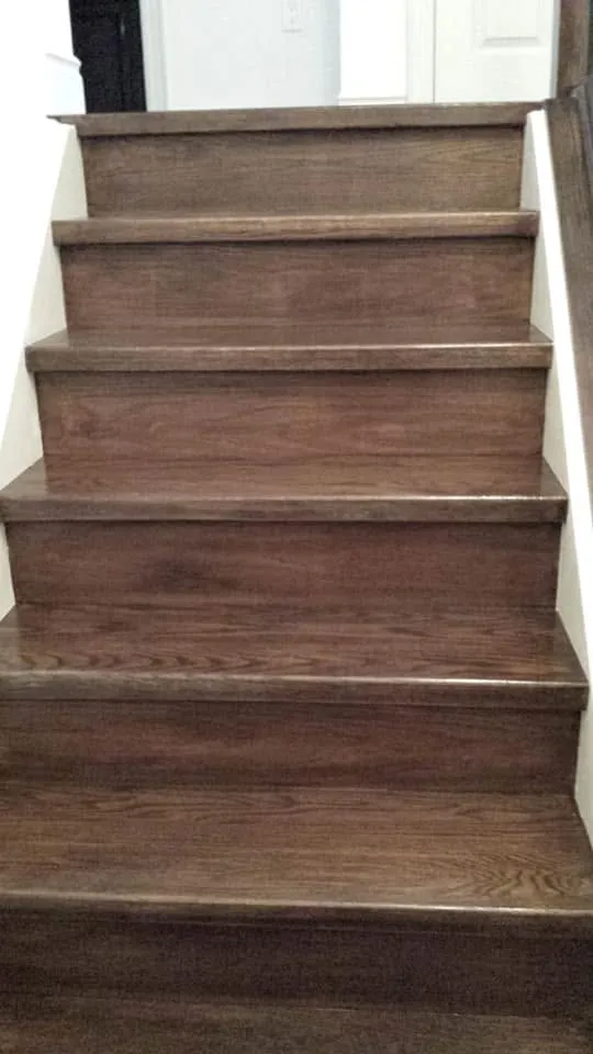 Finished flooring and staircase work by Tricity Flooring and Stairs