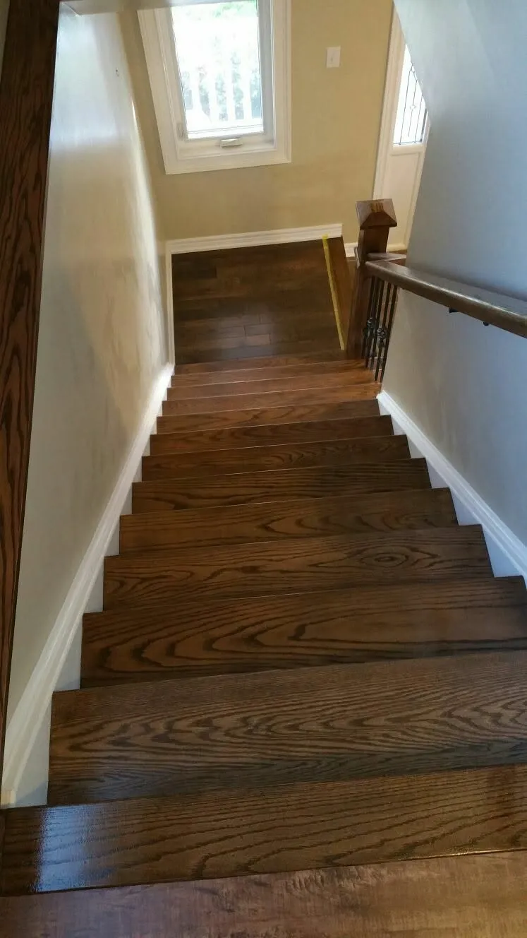 Finished flooring and staircase work by Tricity Flooring and Stairs