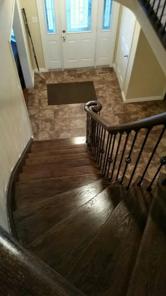 Finished flooring and staircase work by Tricity Flooring and Stairs