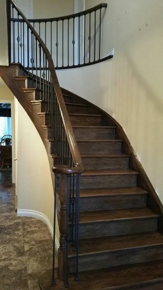 Finished flooring and staircase work by Tricity Flooring and Stairs