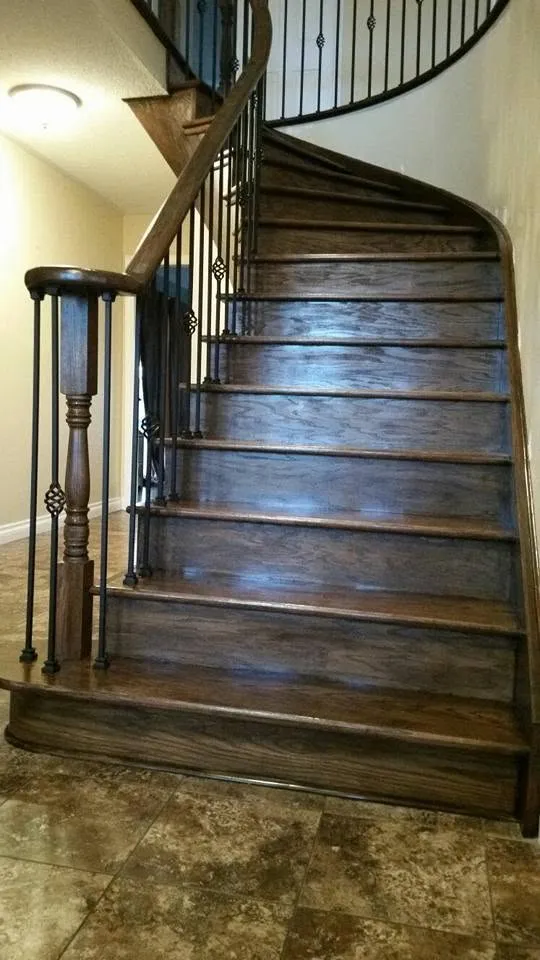 Finished flooring and staircase work by Tricity Flooring and Stairs