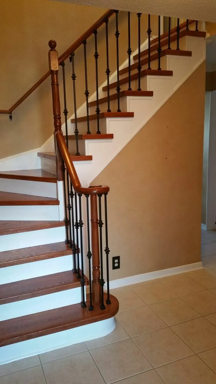 Finished flooring and staircase work by Tricity Flooring and Stairs