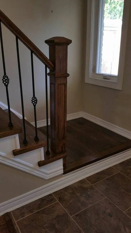 Finished flooring and staircase work by Tricity Flooring and Stairs