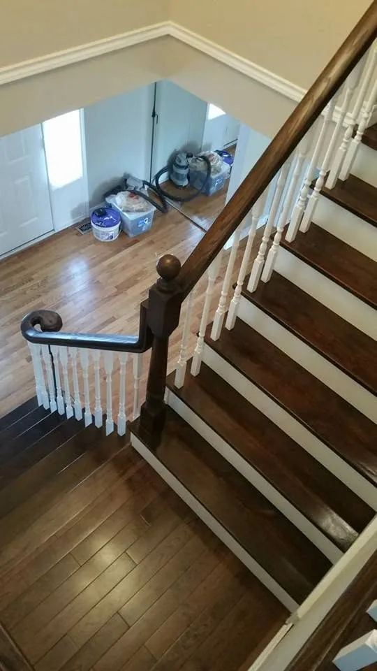 Finished flooring and staircase work by Tricity Flooring and Stairs