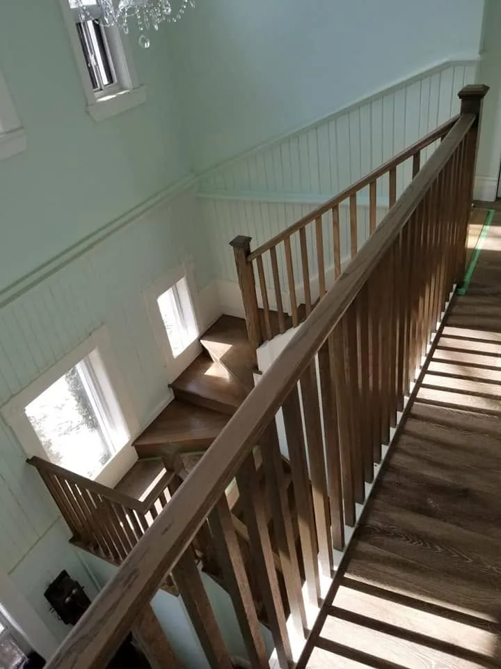 Finished flooring and staircase work by Tricity Flooring and Stairs