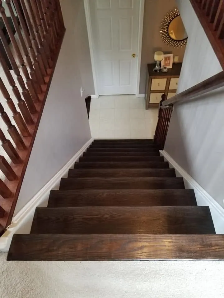 Finished flooring and staircase work by Tricity Flooring and Stairs