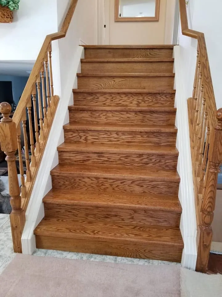 Finished flooring and staircase work by Tricity Flooring and Stairs