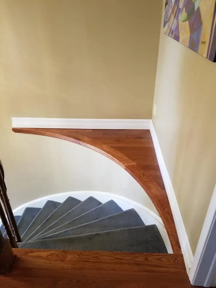 Finished flooring and staircase work by Tricity Flooring and Stairs