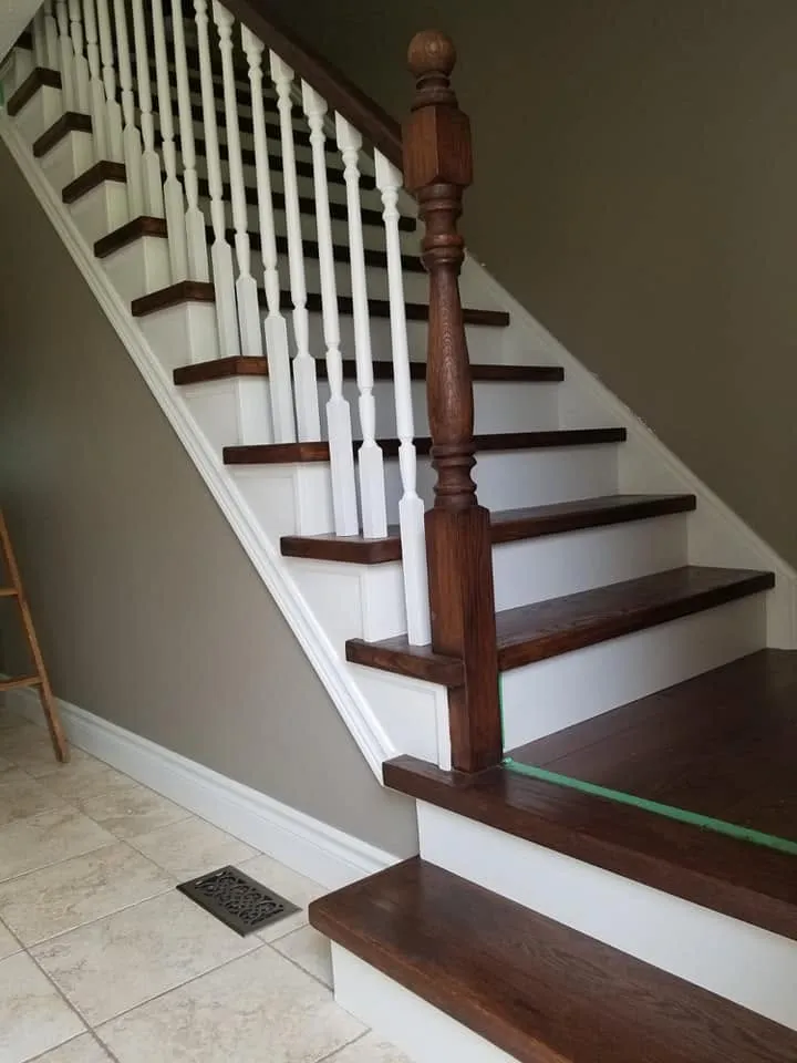 Finished flooring and staircase work by Tricity Flooring and Stairs