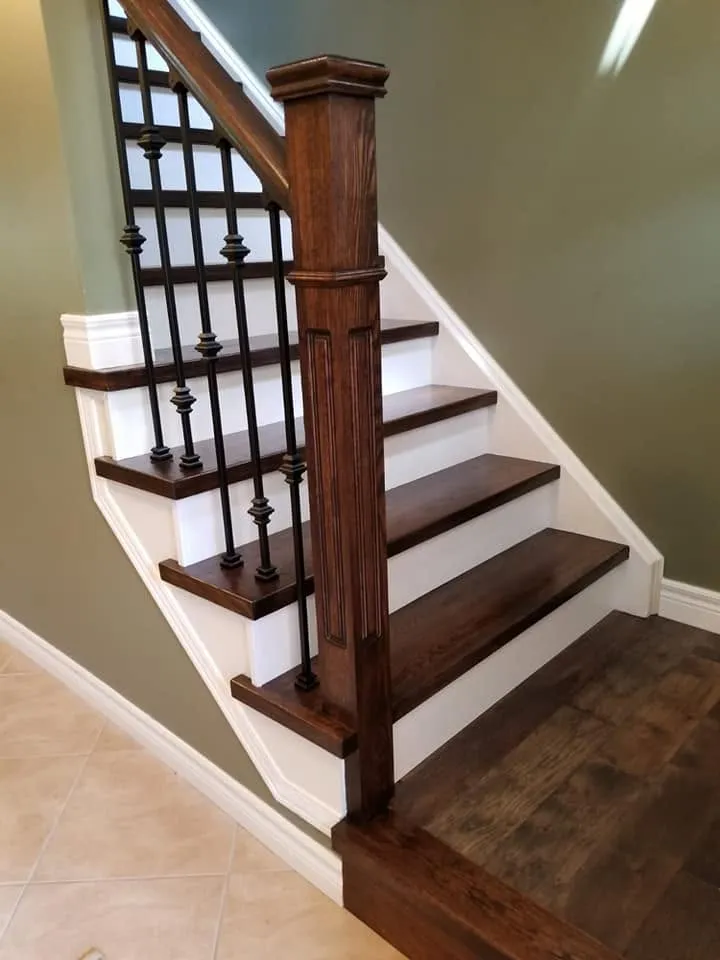 Finished flooring and staircase work by Tricity Flooring and Stairs