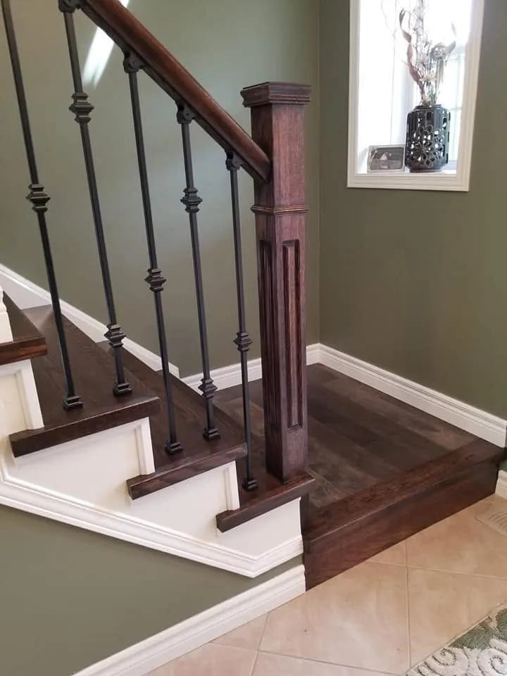 Finished flooring and staircase work by Tricity Flooring and Stairs