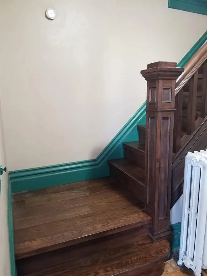 Finished flooring and staircase work by Tricity Flooring and Stairs